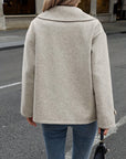 Stylish Double-Breasted Jacket with Button Details