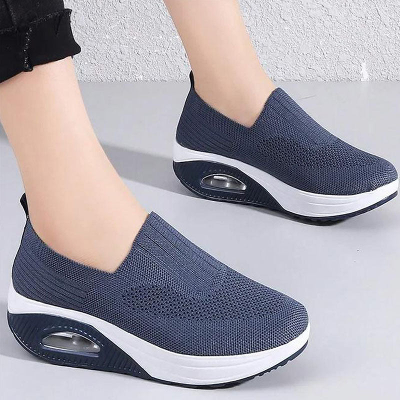 Comfy Air Breathable Slip-On Sneakers for Women