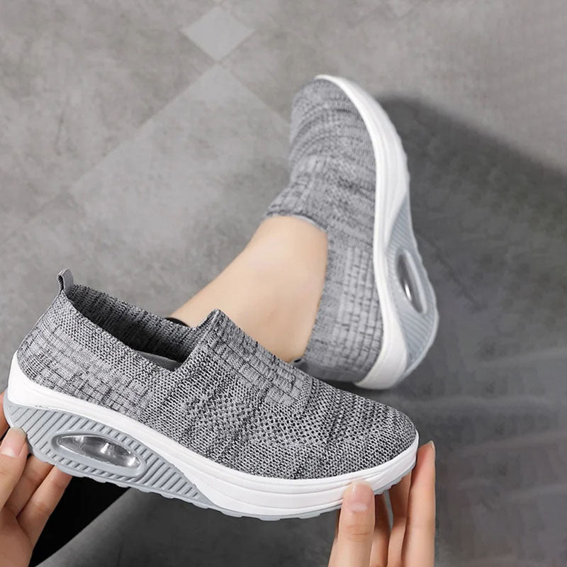 Comfy Air Breathable Slip-On Sneakers for Women