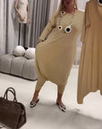 Solid Color Long Sleeve Casual Jumpsuit