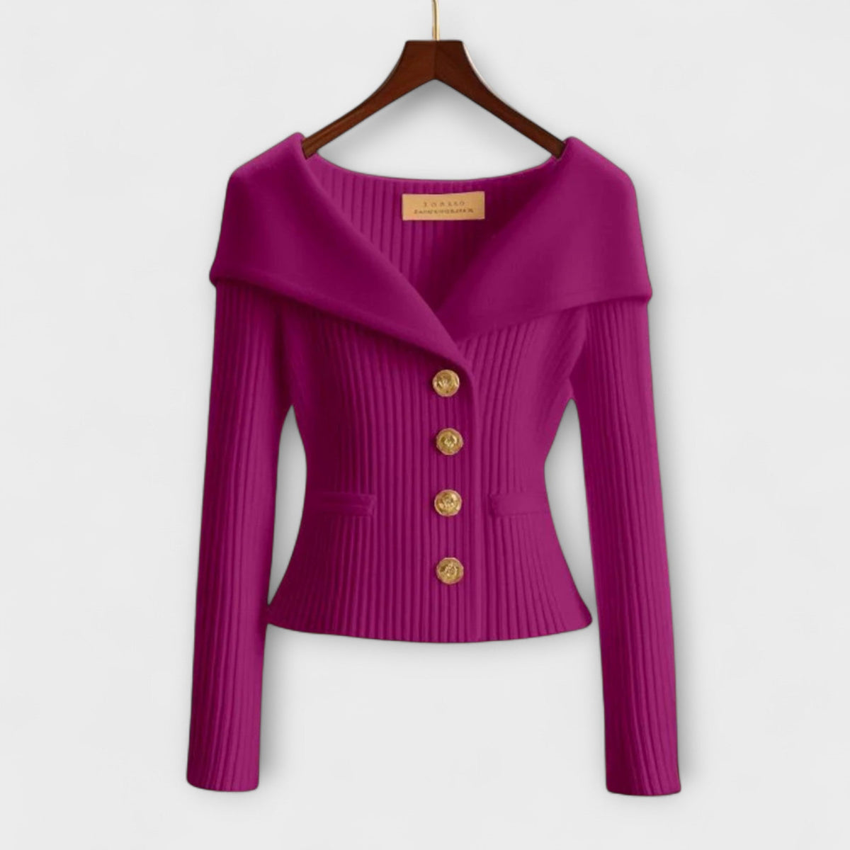 Warm Textured Knit Jacket for Women