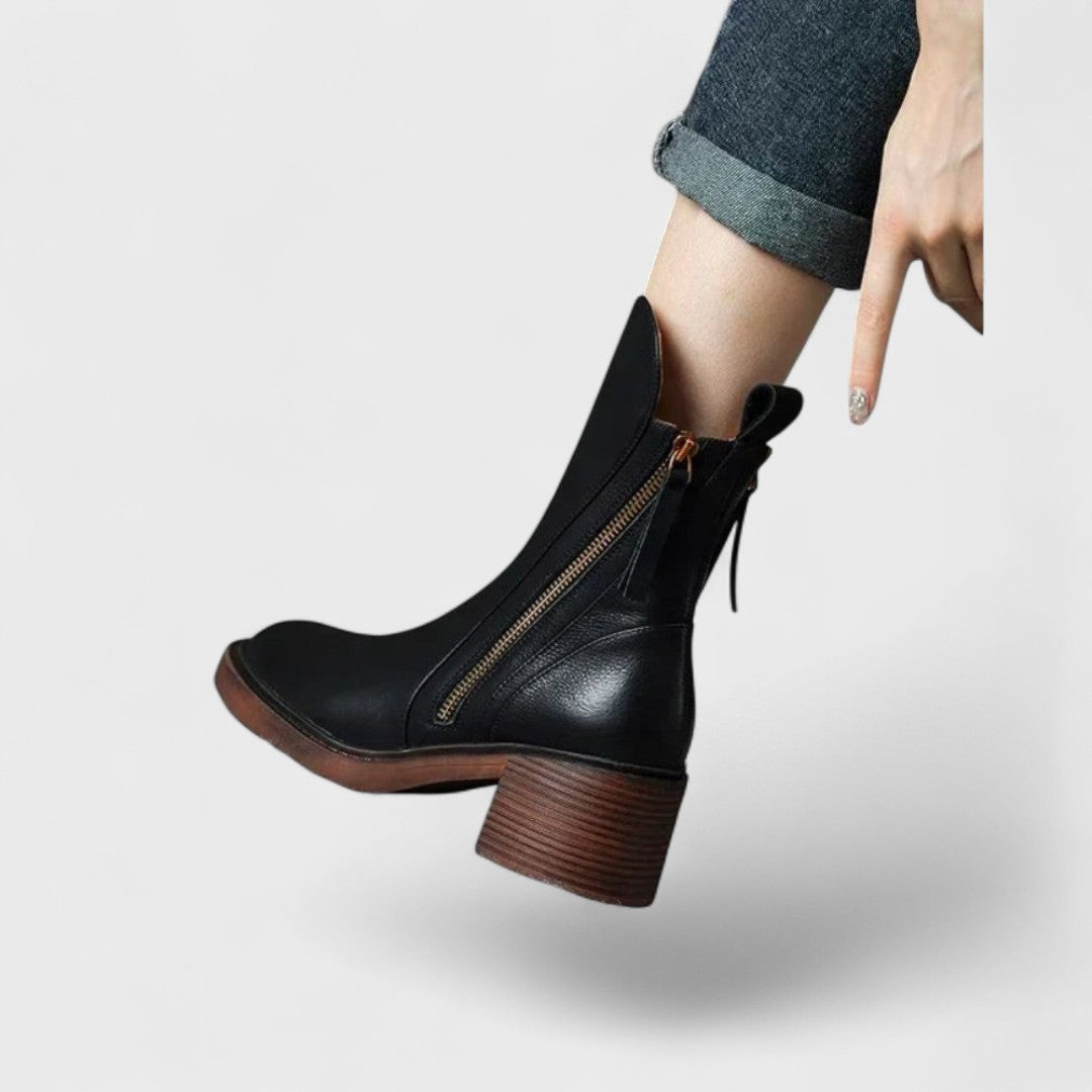 Leather Ankle Boots