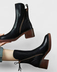 Leather Ankle Boots