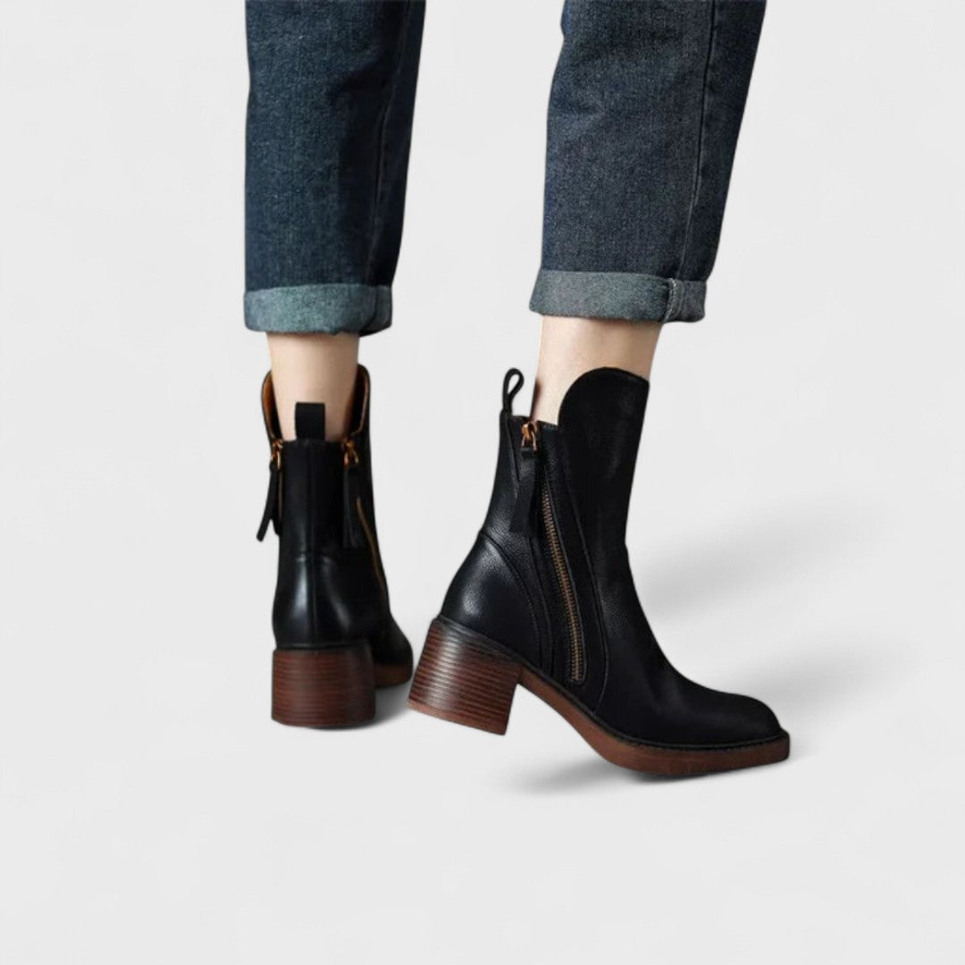 Leather Ankle Boots