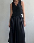 Women's High-Waisted Stylish Flowing Skirt