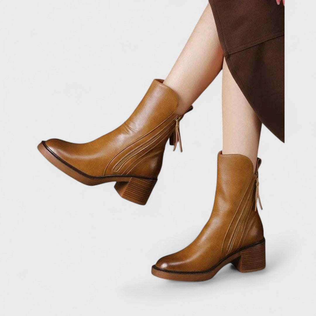 Leather Ankle Boots