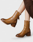 Leather Ankle Boots
