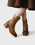 Leather Ankle Boots