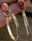 Vintage Onyx Boho Earrings