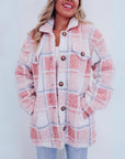 Cozy Checkered Polar Fleece Jacket