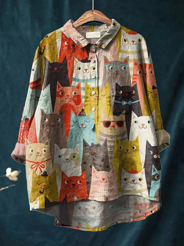 Creative Cat Shirt Featuring Sheila’s Art