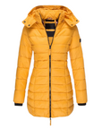 Warm Quilted Long Down Jacket