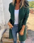 Casual Open Lapel Knit Jacket