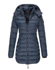 Warm Quilted Long Down Jacket