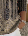 Elegant Button-Down Retro Sweater
