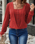 Two-Piece Knit Sweater