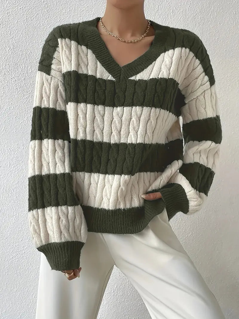 Trendy Cozy Knit Sweater for Women