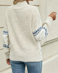 Women's sweater with Icelandic patterns