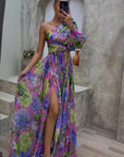 Lightweight Gown With Elegant Drape