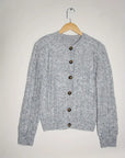 Knitted Cable Cardigan for Women's