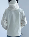 Casual Rain Jacket with Hood Women