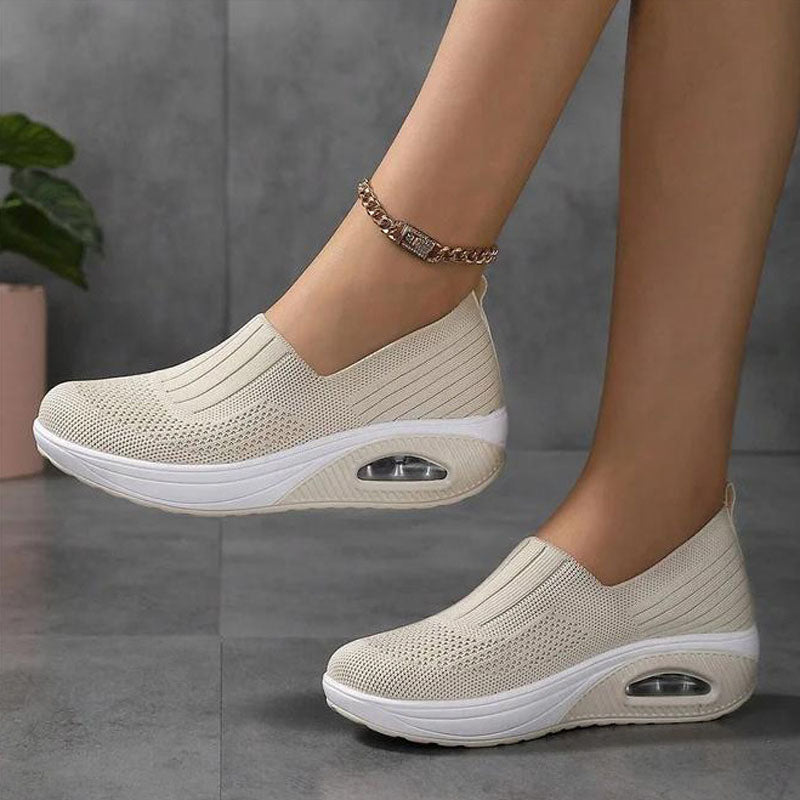 Comfy Air Breathable Slip-On Sneakers for Women