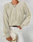Maeve Cozy Knit Flare Sweater