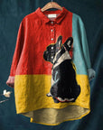 Dog Lover Shirt with Milo’s Illustration