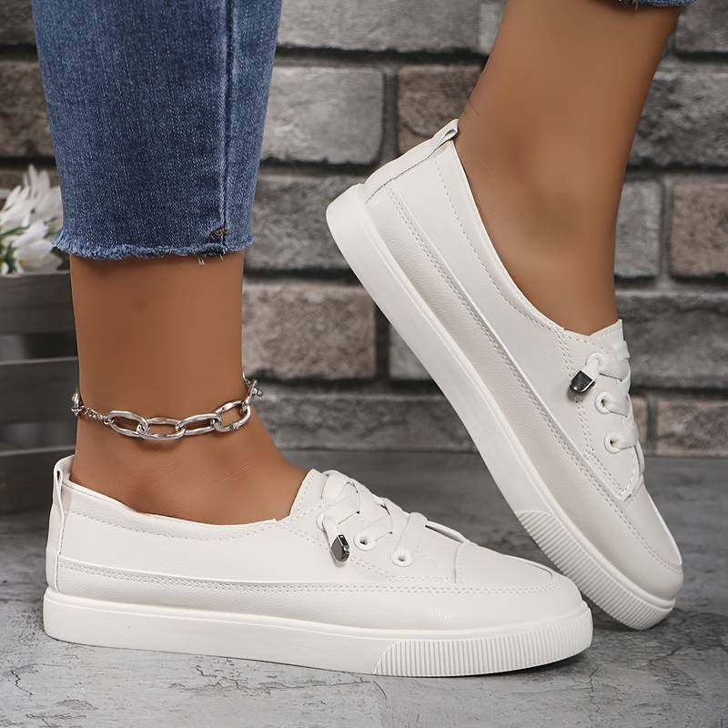 Elegant Women's Slip-On Sneakers – Stylish &amp; Comfortable