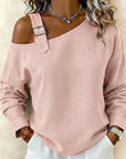 Off-The-Shoulder Sexy Long-Sleeved Top