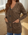 Elegant Women's V-Neck Cardigan
