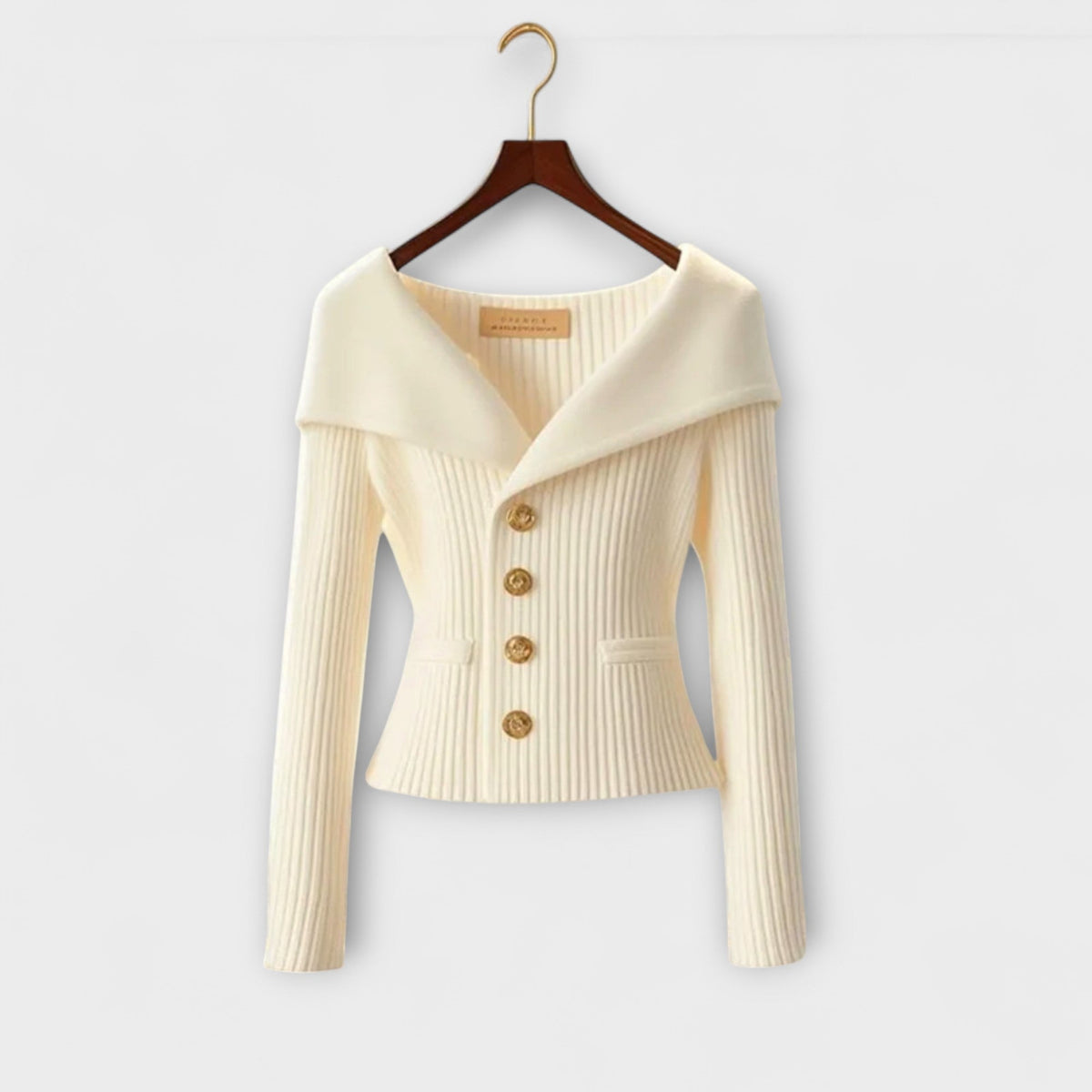 Warm Textured Knit Jacket for Women