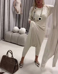 Solid Color Long Sleeve Casual Jumpsuit