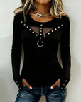 Mesh Hot Girl See-Through Fitted Top