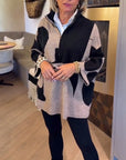 Half-Zip Stand Collar Fashionable Sweater
