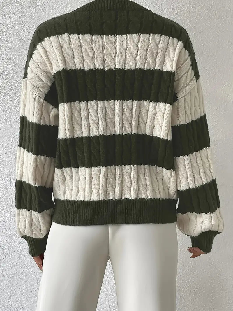 Trendy Cozy Knit Sweater for Women