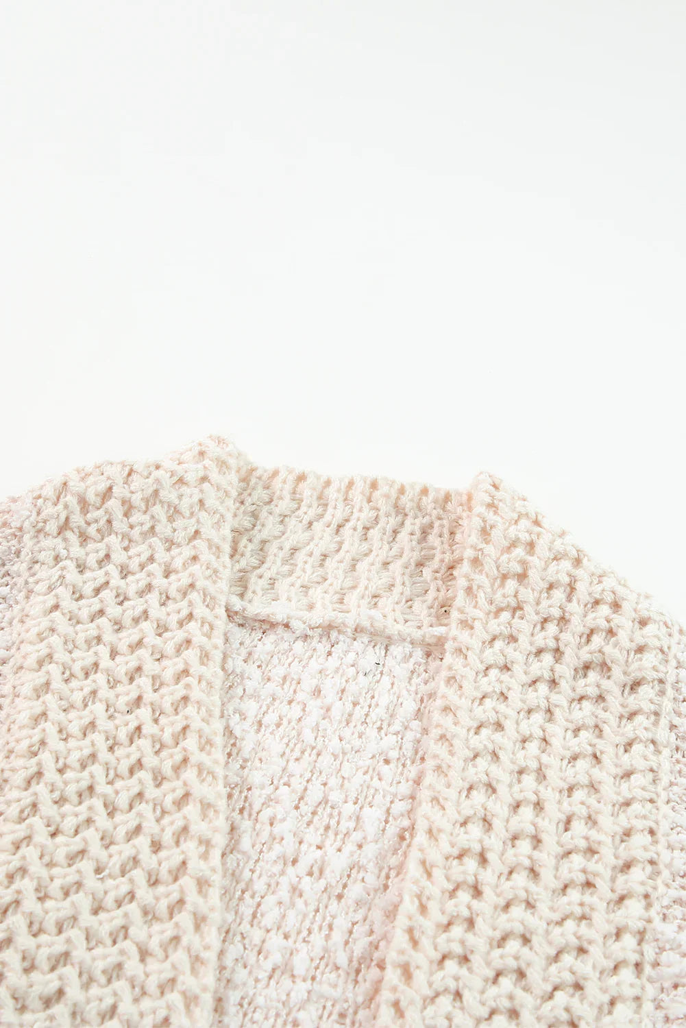 Solid Color Open Front Cardigan
