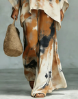 Casual Fashion Wide Leg Pants Set