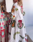 Floral Graphic Print Dress