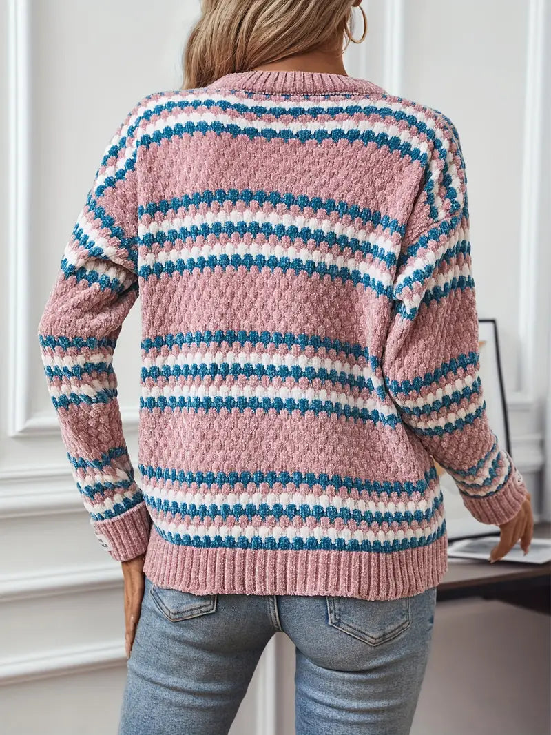 Essential Striped Sweater with Classic Fit