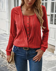 Two-Piece Knit Sweater