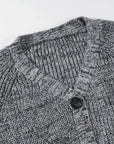 Elegant Polyester Knit Cardigan for Women