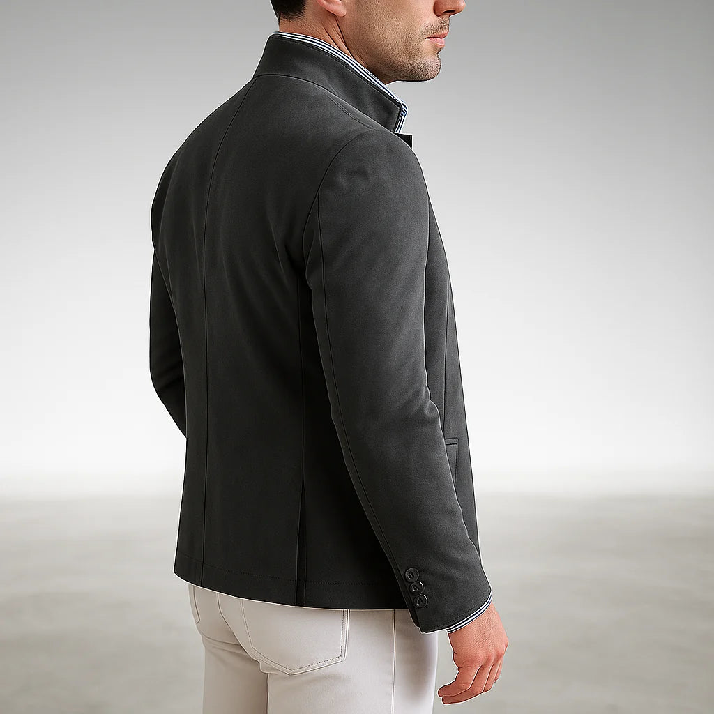 Adrian Men's Cardigan | Tailored Fit, Textured Knit, Functional Pockets 7
