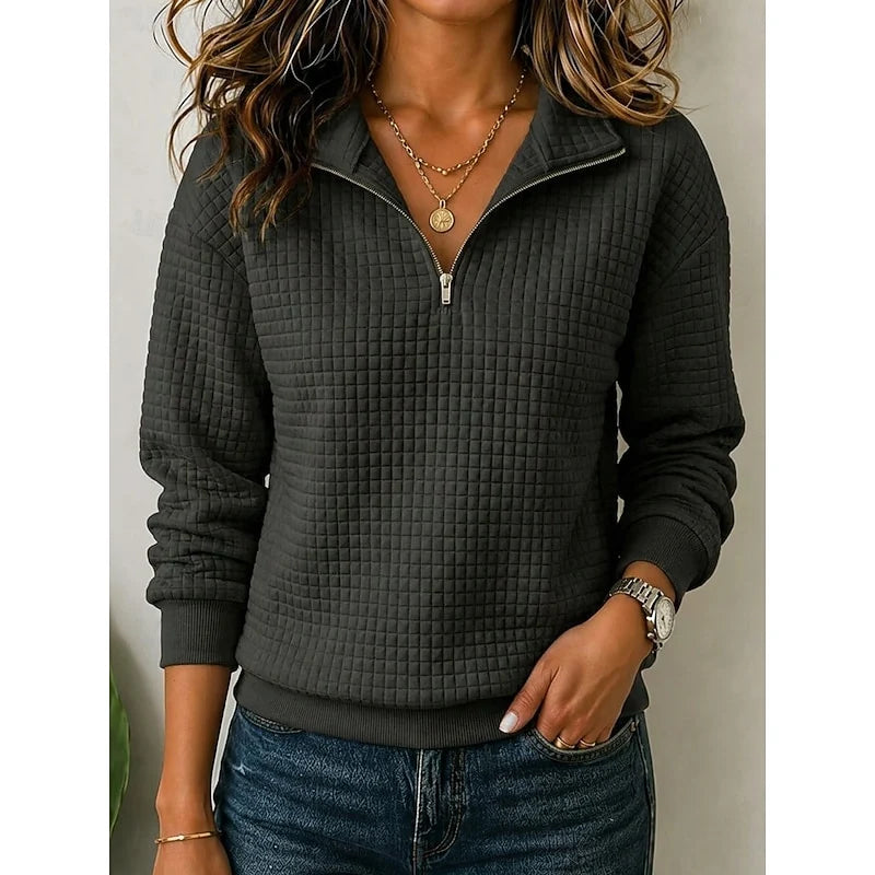Aero Men's Quarter Zip Pullover | Soft Textured Knit, Stand Collar 10