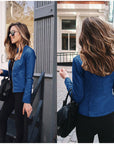 Elegant Leather Jacket with Custom Fit Feel