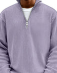 Coco Zipper Sweater | Textured Knit, High Neck, Relaxed Fit 10
