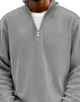 Coco Zipper Sweater | Textured Knit, High Neck, Relaxed Fit 2