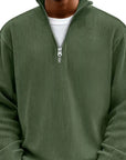 Coco Zipper Sweater | Textured Knit, High Neck, Relaxed Fit 8