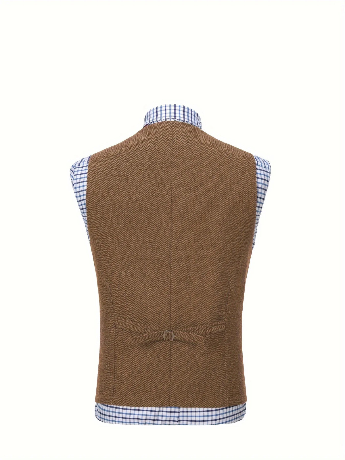 Colton Mens Vest | Classic Herringbone, Tailored Fit 1