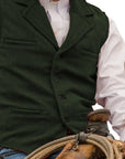 Colton Mens Vest | Classic Herringbone, Tailored Fit 10